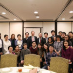 Gathering with media representatives during Chinese New Year